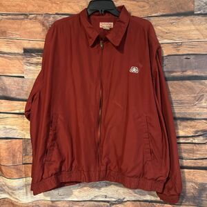 Pioneer Seed Technology That Yields 2XL Burgundy Plaid Lined Jacket Full Zip